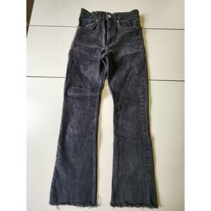 Vintage Zara Black Flare Wide Leg Jeans‎ Womens 4